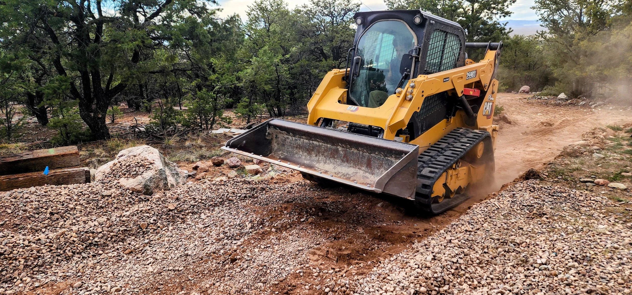 Vision Landworks terrain project in Crestone, Colorado